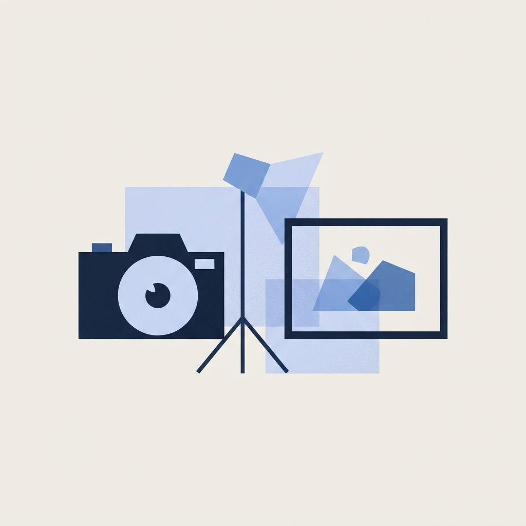 Platzhalter-Foto: Behind the Scenes bei einem Content-Shooting folgt